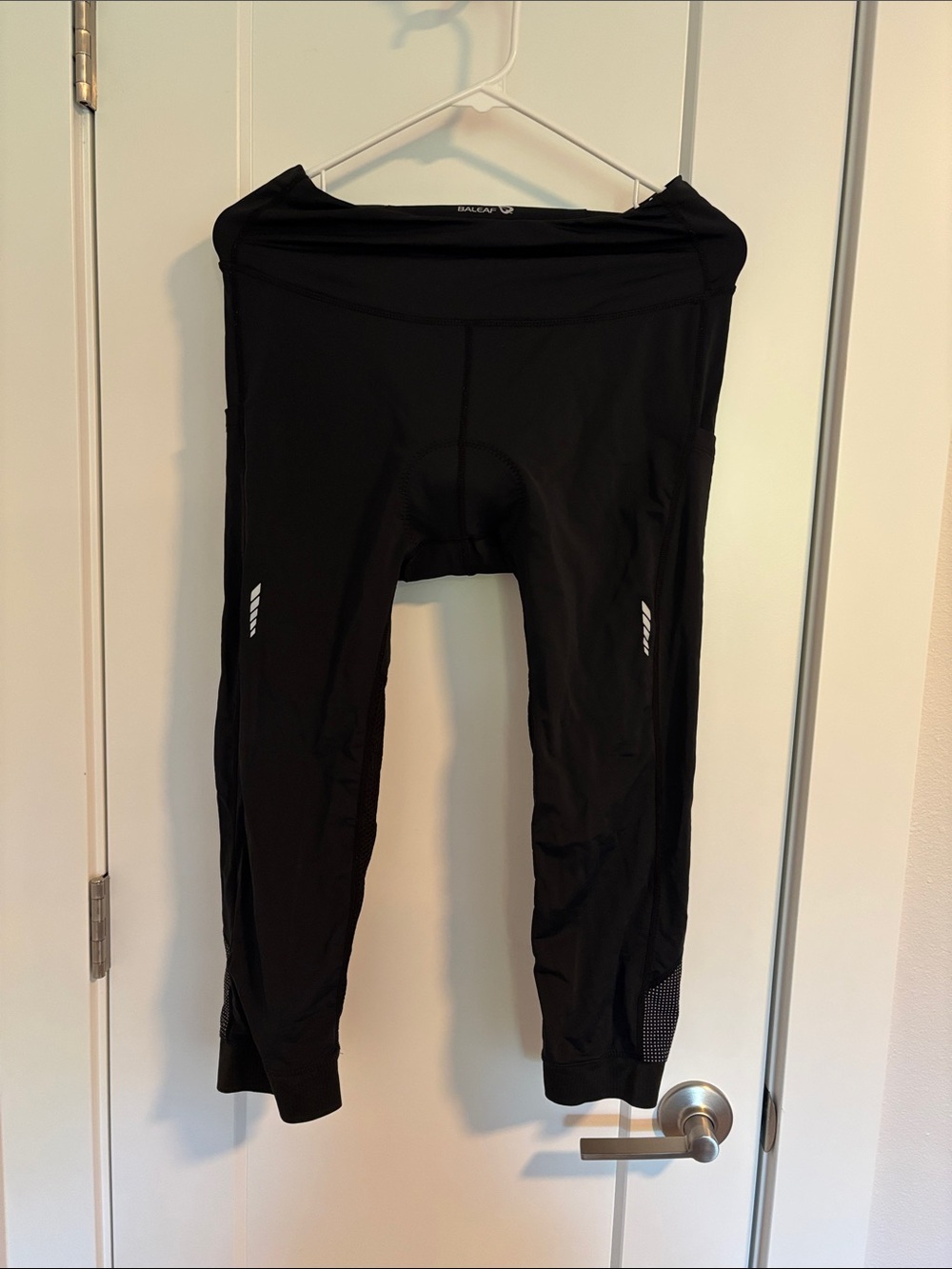 Baleaf Black Cycling Chamois Capri Tights